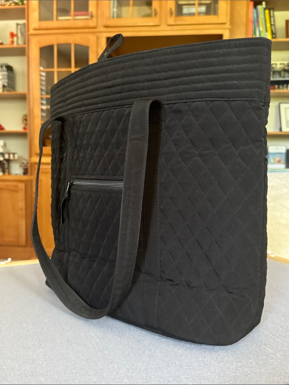 Vera Bradley Black Quilted Everyday Tote